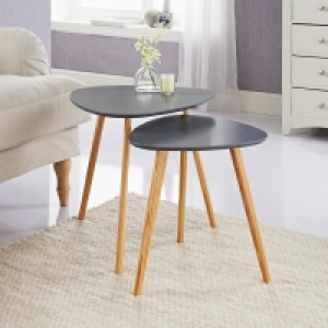Bjorn Set of 2 Tables - Grey