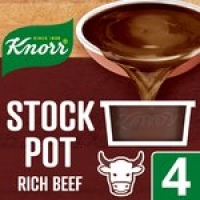 Morrisons  Knorr Rich Beef Stock Pot 4 Pack