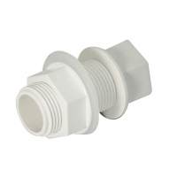 Wickes  FloPlast OS14W Overflow System Straight Tank Connector - Whi