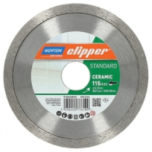 Norton Clipper Continuous Rim Ceramic Cutting Disc - 115mm £12.00