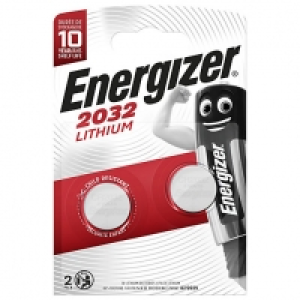 Energizer CR2032 Lithium Coin Batteries - Pack of 2 £3.99