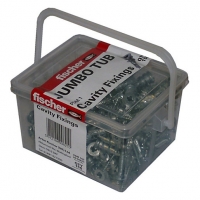 Wickes  Fischer Pdm Metal Plasterboard Fixing Tub 150 Pack
