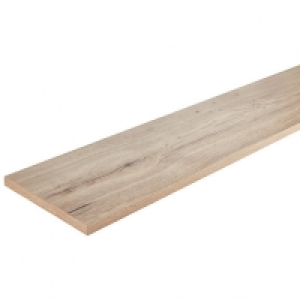 Embossed Oak Shelf 1200x305x18mm £13.00