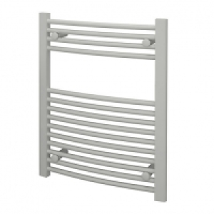 Kudox Curved Towel Radiator - White 600 x 750 mm £46.00