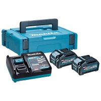 Wickes  Makita 191K01-6 XGT 40Vmax 2 x 4.0Ah Batteries & Charger Kit