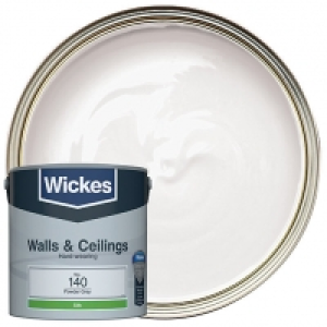 Wickes Powder Grey - No.140 Vinyl Silk Emulsion Paint - 2.5L £13.00