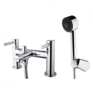 Wickes  Wickes Mirang Chrome Bath Shower Mixer Tap