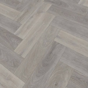 5.5mm Light Grey Oak Herringbone SPC Waterproof Rigid Vinyl  £61.25