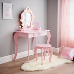 Amelia Vanity Set with Stool & Mirror