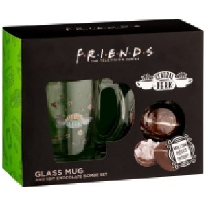 Friends Glass Mug & Hot Chocolate Bombe Set