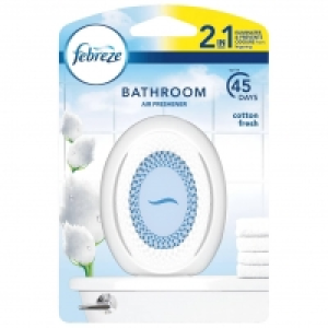 Febreze Bathroom Air Freshener - Cotton Fresh £1.99