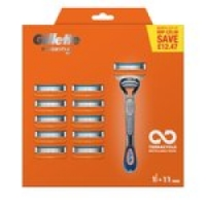 Morrisons  Gillette Fusion5 Razor For Men Big Pack-Handle + 11 Refill R