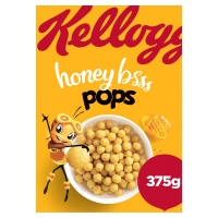 Iceland  Kelloggs Honey Pops Cereal, 375g
