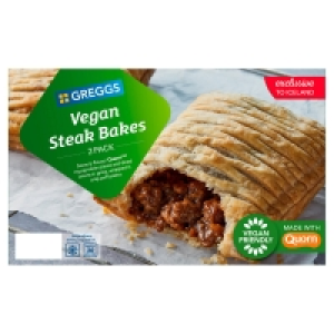 Iceland  Greggs 2 Vegan Steak Bakes 304g