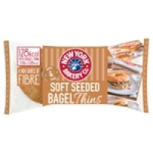New York Bakery Co. Soft Seeded Bagel Thins £0.80