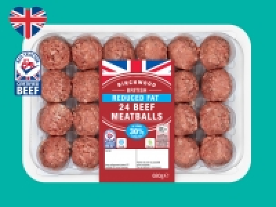 Birchwood 24 Reduced Fat British Beef Meatballs