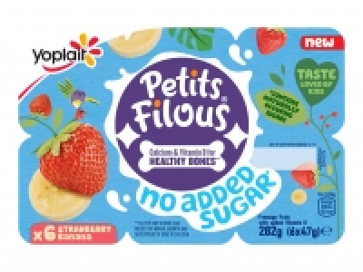 Yoplait Strawberry & Banana Petits Filous
