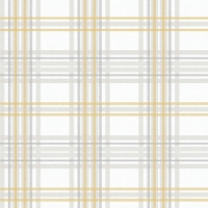 Superfresco Yellow Easy Country Tartan Wallpaper - 10m