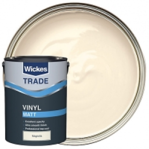 Wickes Trade Vinyl Matt Emulsion Paint - Magnolia 5L £20.00