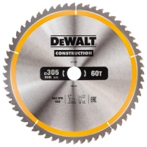 DEWALT DT1960-QZ 60 Teeth Construction Fine Cut Circular Saw £38.00