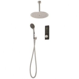 Wickes  Triton Home Digital Round Mixer Shower - Unpumped