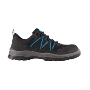 Wickes  Tough Grit Alder Safety Trainer - Black Size 12