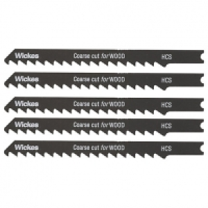 Wickes Universal Shank Coarse Cut Jigsaw Blade For Wood - Pa £5.00