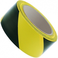 Wickes  Wickes Hazard Tape - Yellow & Black 50mm x 33m