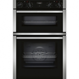 NEFF N 50 Built-In Stainless Steel Double Oven with Circothe