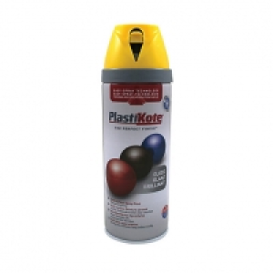 Plastikote Multi-surface Spray Paint - Gloss Yellow 400ml £8.50