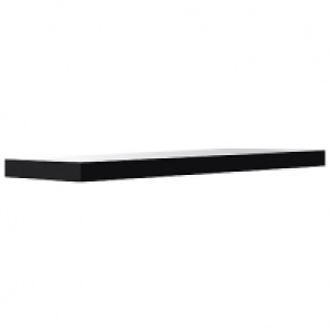 Floating Shelf Gloss Black 600x230x38mm £12.00