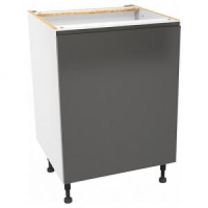 Madison Dark Grey Gloss Handleless Base Unit - 600mm £110.00