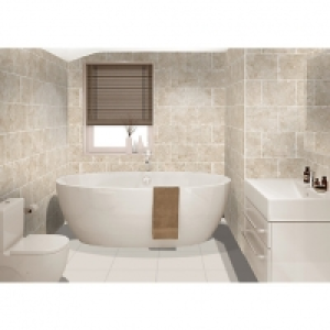 Wickes  Wickes Avellino Cappuccino Beige Ceramic Wall & Floor Tile -