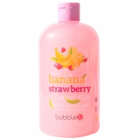 BMStores  Bubble T Bath & Shower Gel 500ml - Banana & Strawberry Smoot