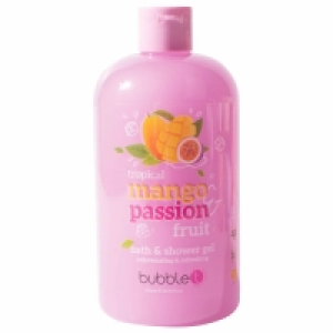 Bubble T Bath & Shower Gel 500ml - Tropical Mango & Passionf