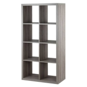 Mdf Clever Cube 4x2 Storage Unit - Grey Oak