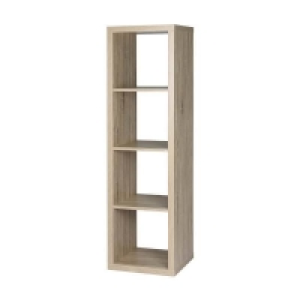 Homebase Clever Cube Clever Cube 4x1 Storage Unit - Oak