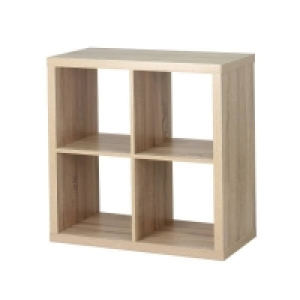 Homebase Clever Cube Clever Cube 2x2 Storage Unit - Oak