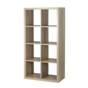 Homebase Clever Cube Clever Cube 4x2 Storage Unit - Oak