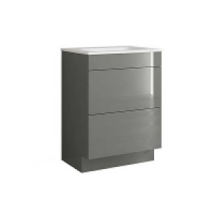 House Beautiful Ele-ment(s) Gloss Grey 600mm Floorstanding V £450.00