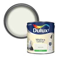 Homebase Dulux Dulux Jasmine White - Silk Emulsion Paint - 2.5L