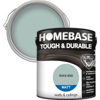 Homebase Homebase Paint Homebase Tough & Durable Matt Paint - Duck Egg 2.5L