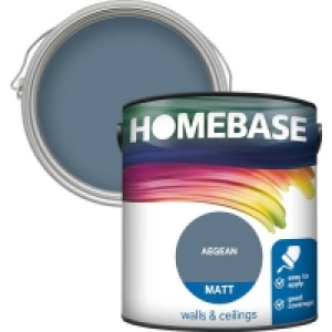 Homebase Matt Paint - Aegean 2.5L £15.00