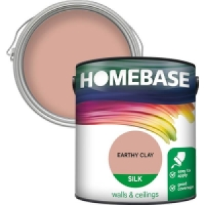 Homebase Silk Paint - Earth Clay 2.5L £15.00