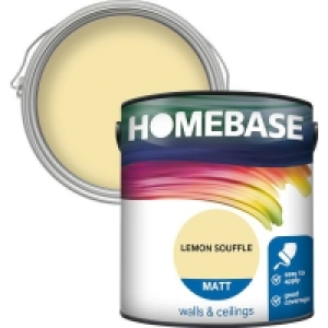 Homebase Homebase Paint Homebase Matt Paint - Lemon Souffle 2.5L