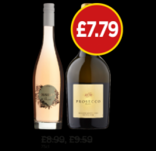 Budgens  Jouselet Rose, Soffio Prosecco D.O.C