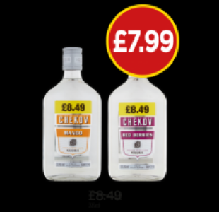 Budgens  Chekov Mango Vodka, Red Berries Vodka