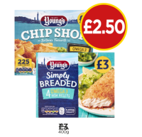 Budgens  Youngs Fish Fillets, Omega 3 Fish Fillets