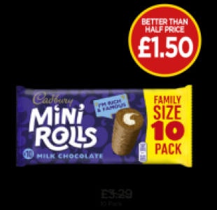 Cadburys Chocolate Mini Roll £1.50