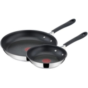 RobertDyas  Tefal Jamie Oliver Stainless Steel 2-Piece Frypan Set - 20/2